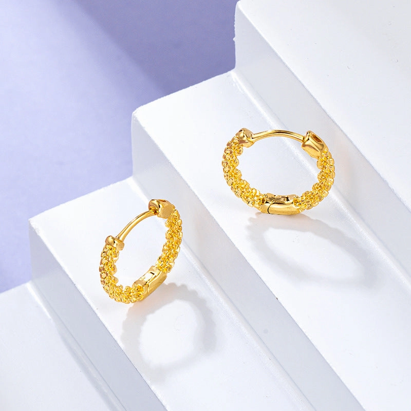 Wholesale Star Earrings Earrings Copper Plated 24k Gold Earrings