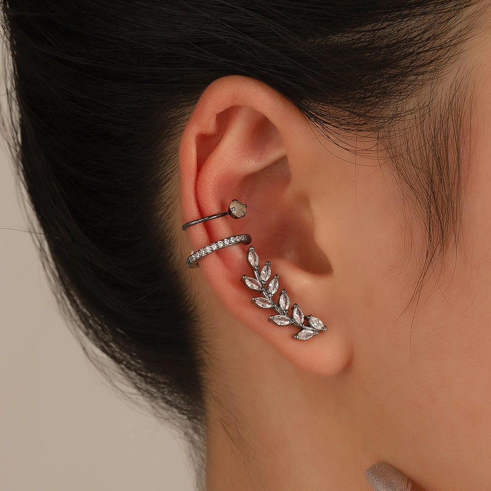 Wholesale Star Flower Alloy Stud Earrings Set