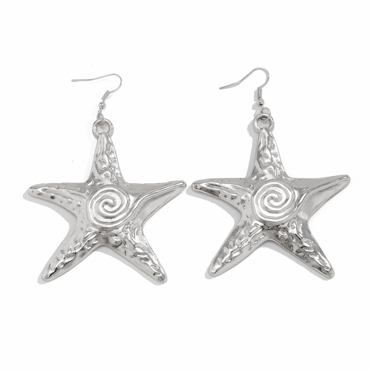 Wholesale Starfish Metal Earrings