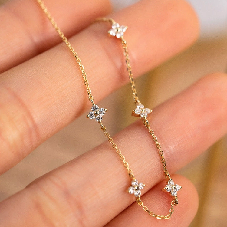 Wholesale sterling silver bracelet zircon jewelry