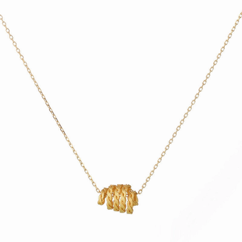 Wholesale Sterling Silver Geometric Sun Collarbone Chain Necklace