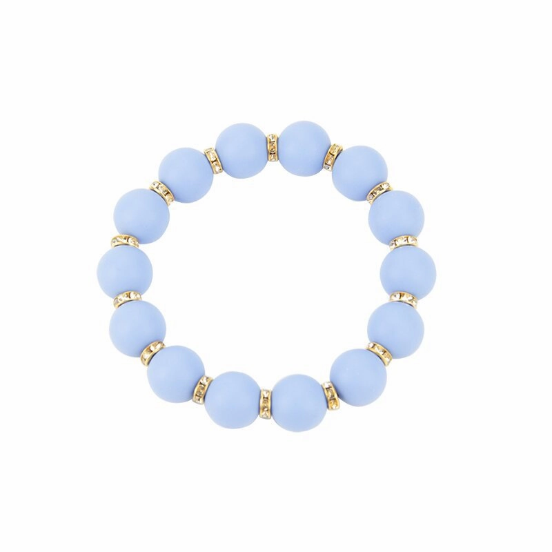 Wholesale Sunflower Leopard Print Silicone Beaded Bracelet