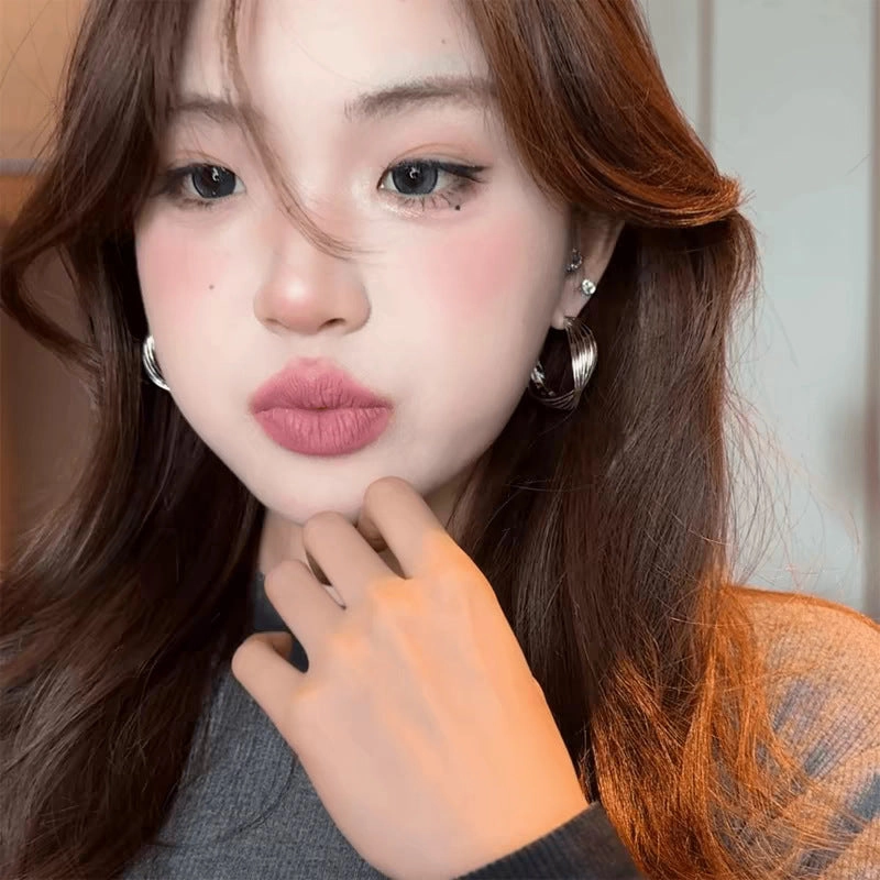Wholesale Sweet and cool style hot girl plain hoop earrings
