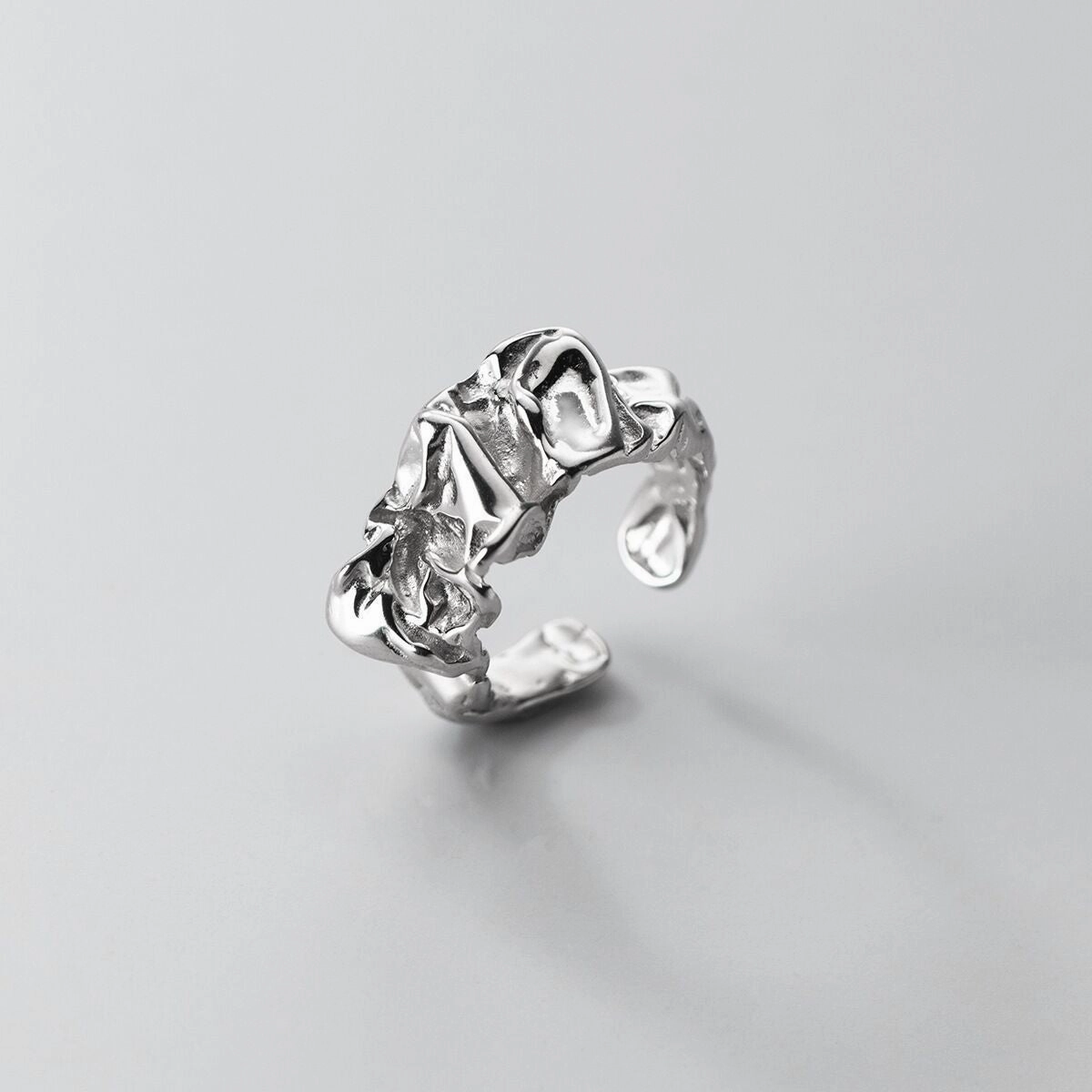 Wholesale Sweet Cool Love Ring Korean Style Ins Creative Peach Heart Open Ring Hip Hop Niche Food Finger Ring Fashion