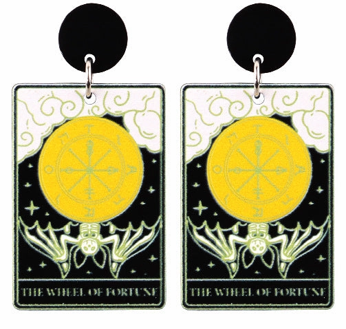 Wholesale Tarot Acrylic Earrings