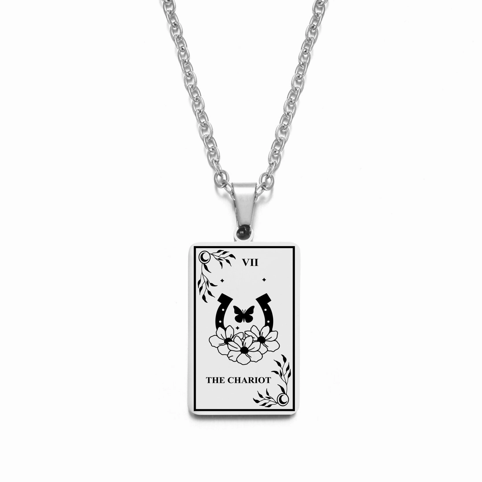 Wholesale tarot pendant pendant necklace stainless steel necklace