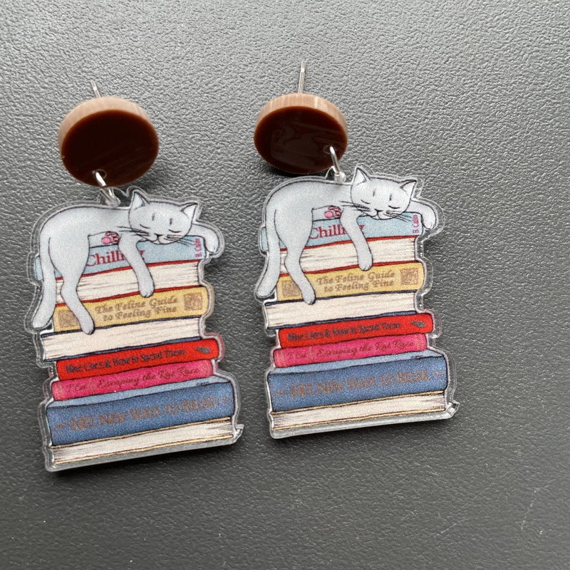 Wholesale Teacher's Day Acrylic Ear Studs