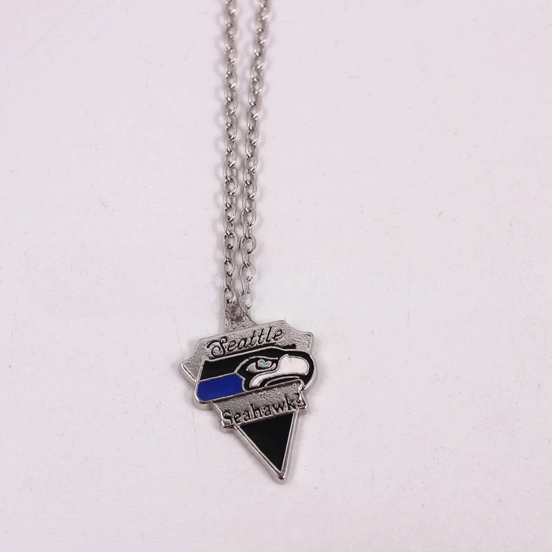 Wholesale Team Logo Dripping Triangle Necklace