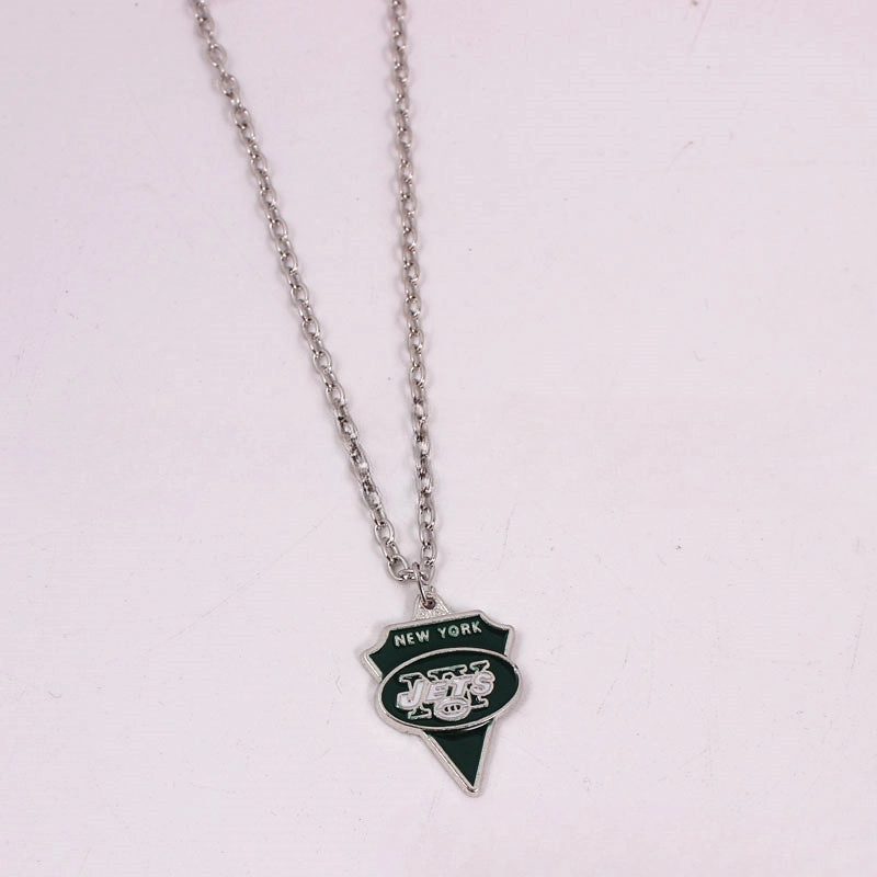 Wholesale Team Logo Dripping Triangle Necklace