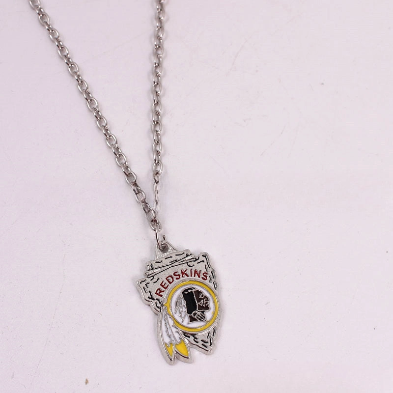 Wholesale Team Logo Dripping Triangle Necklace