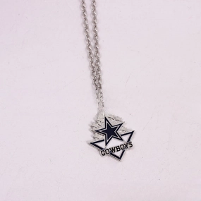 Wholesale Team Logo Dripping Triangle Necklace