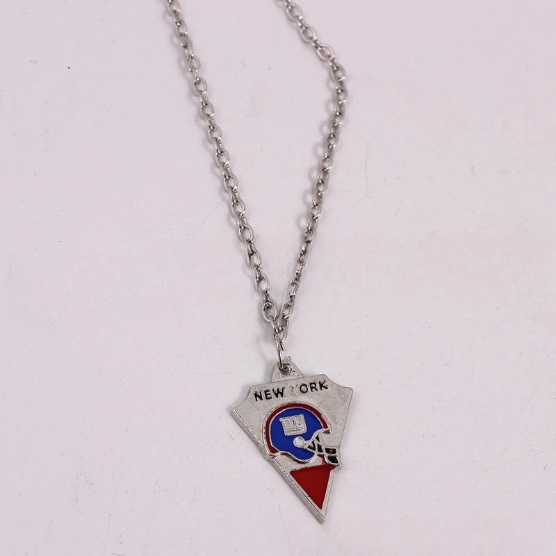 Wholesale Team Logo Dripping Triangle Necklace