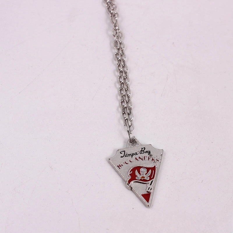 Wholesale Team Logo Dripping Triangle Necklace
