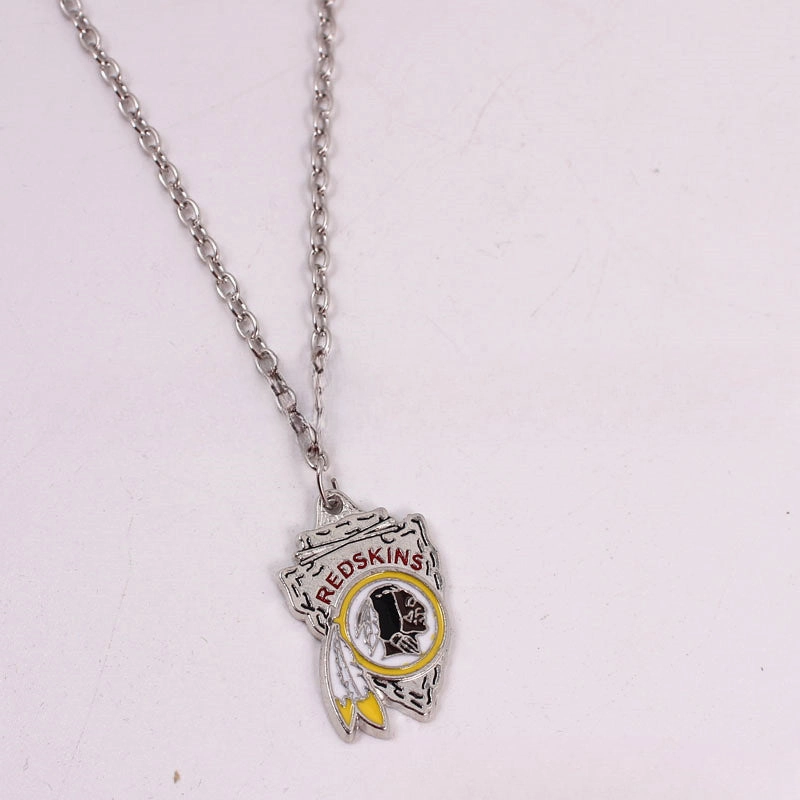 Wholesale Team Logo Dripping Triangle Necklace