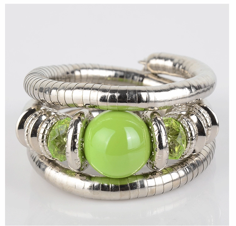 Wholesale  three-circle personality spacer retro beaded Bohemian multi-layer bracelet