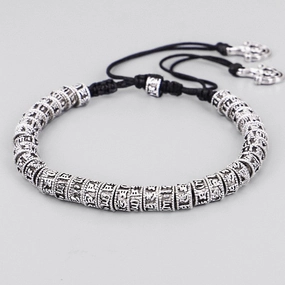 Wholesale Tibetan Six-character Motto Creative Hand-woven Rope Bracelet