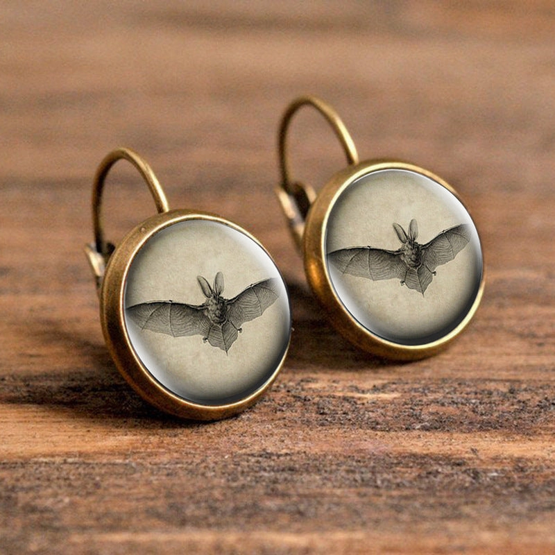 Wholesale Time Gem Animal Pattern Earrings