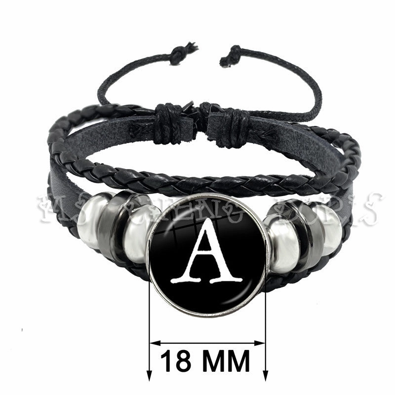 Wholesale Time Gemstone Leather Cord Bracelet