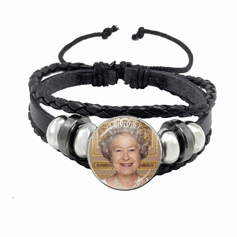 Wholesale Time Gemstone Leather Cord Bracelet