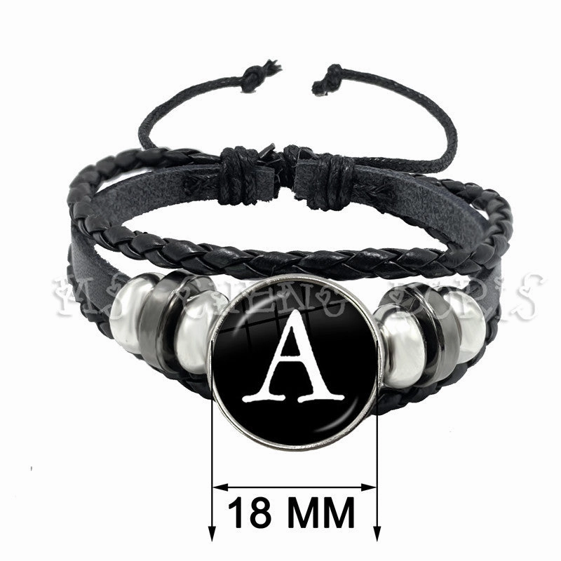 Wholesale Time Gemstone Leather Cord Bracelet