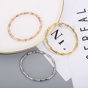 Wholesale Titanium Steel Bamboo Bracelet