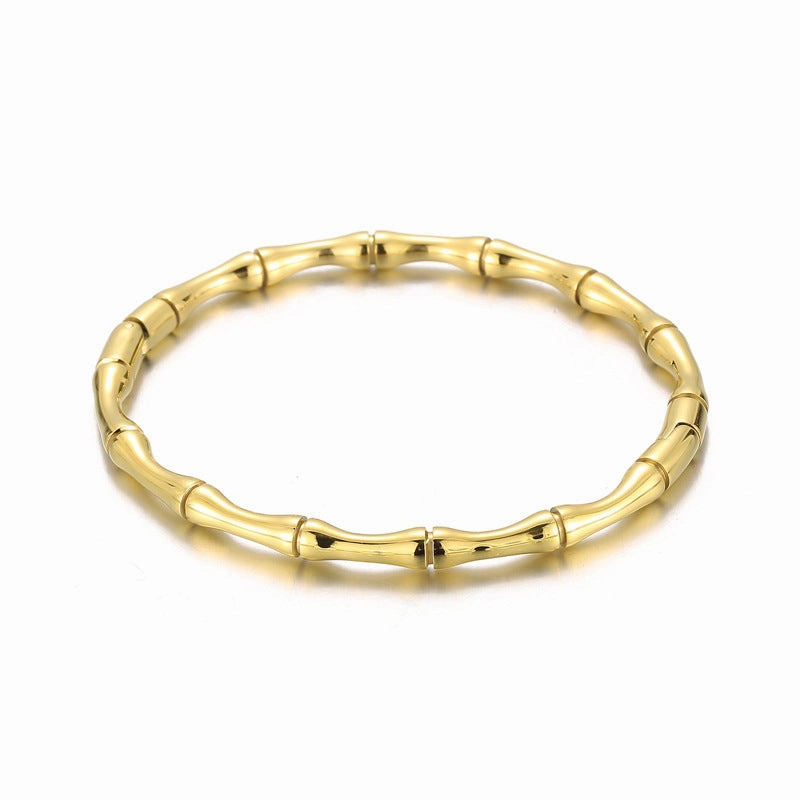 Wholesale Titanium Steel Bamboo Bracelet