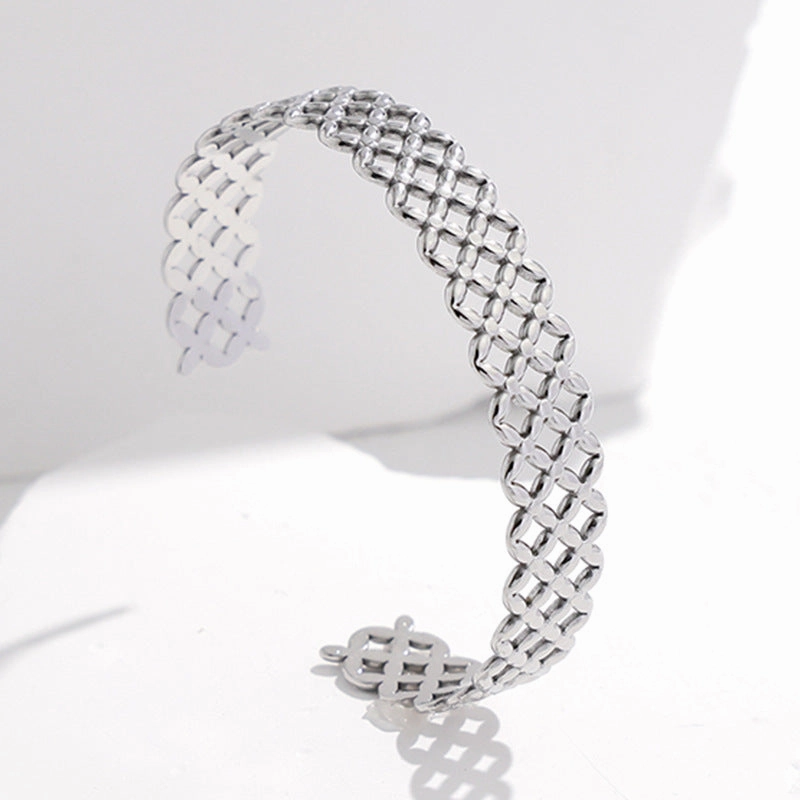 Wholesale Titanium Steel Colorfast Adjustable Stainless Steel Bracelet