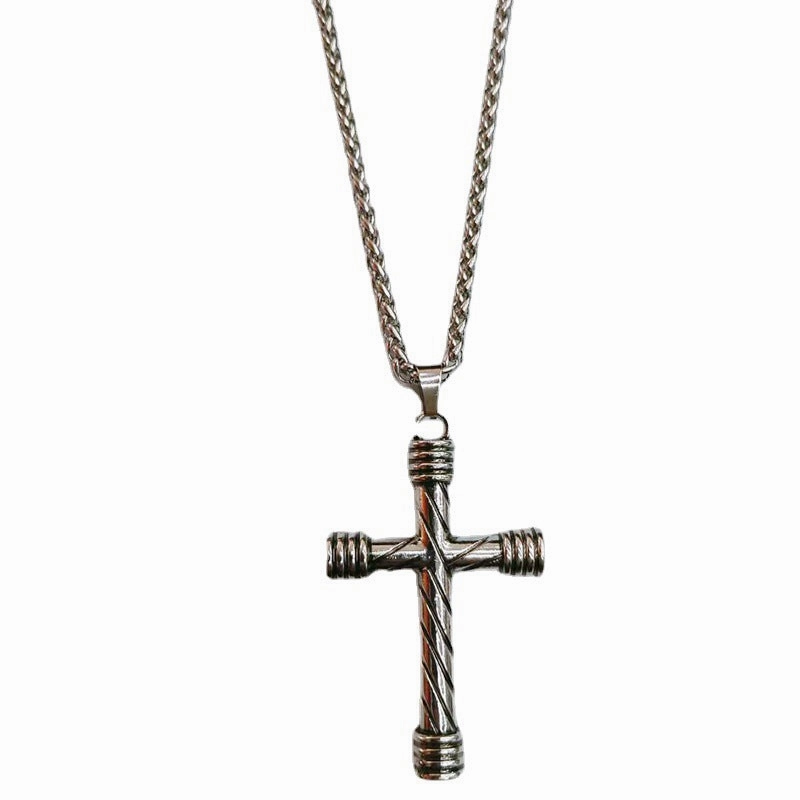 Wholesale Titanium Steel Cross Necklace