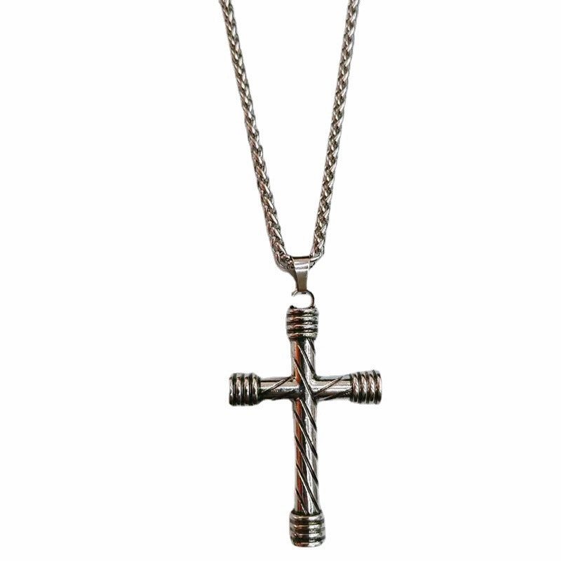 Wholesale Titanium Steel Cross Necklace