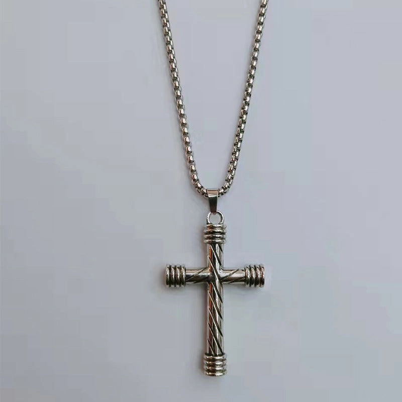Wholesale Titanium Steel Cross Necklace