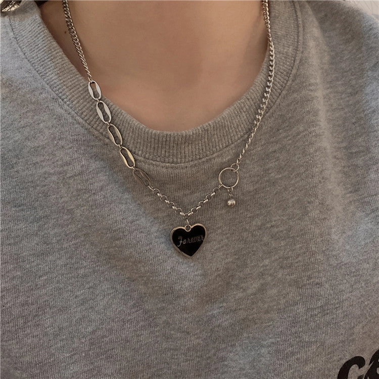 Wholesale Titanium Steel Cute Bear Necklaces