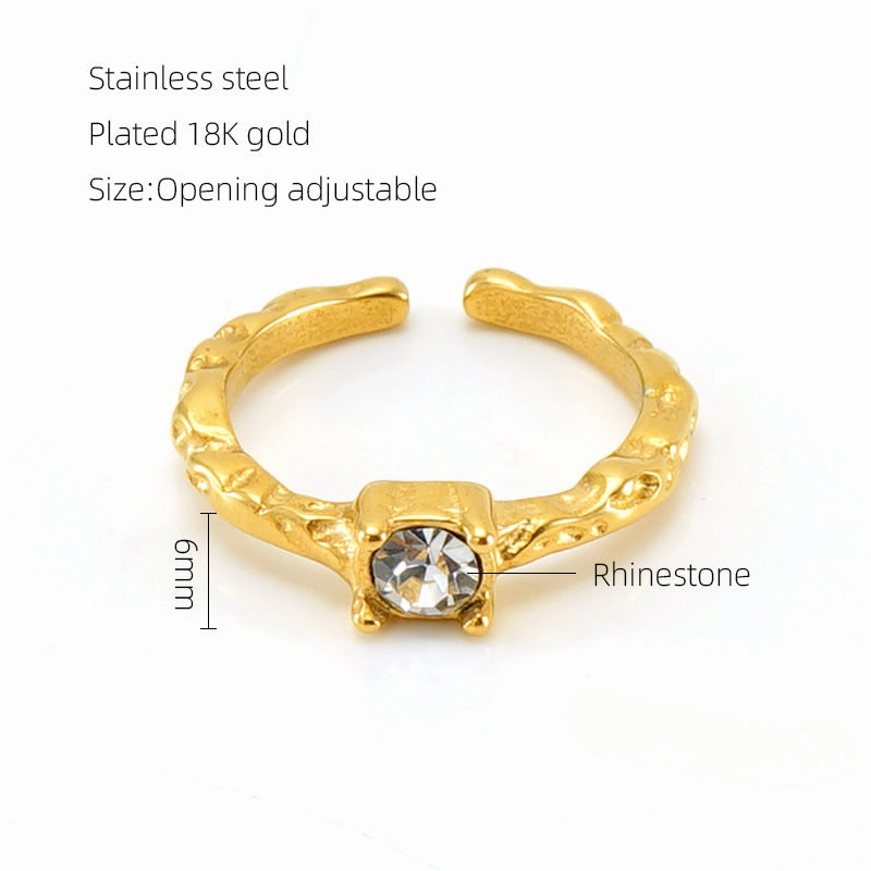 Wholesale Titanium Steel Diamond Rings