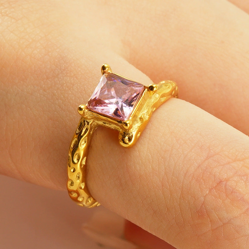 Wholesale Titanium Steel Diamond Rings