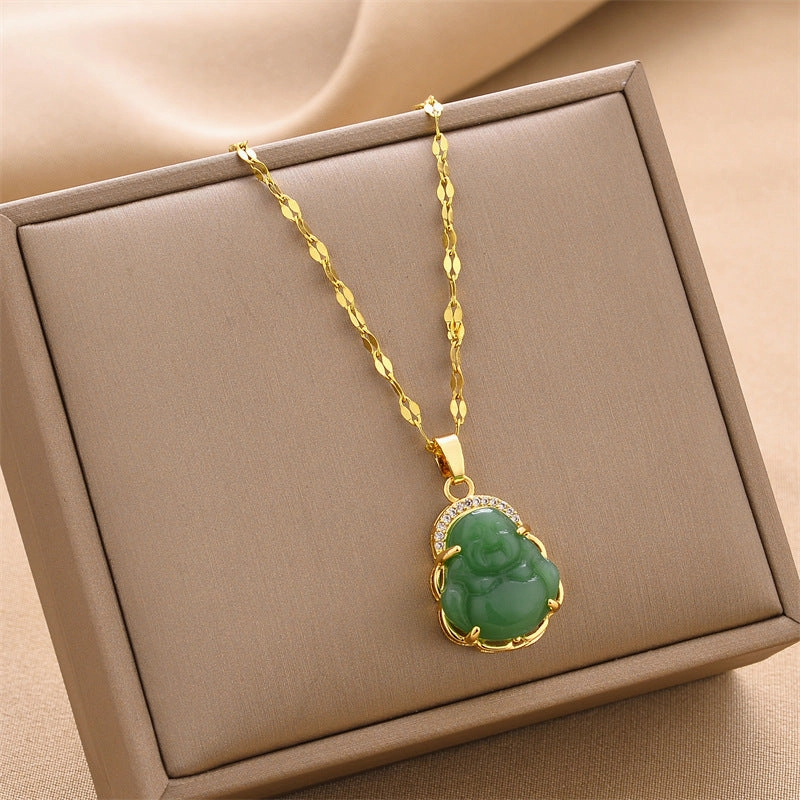 Wholesale Titanium Steel Fast Color White Necklaces