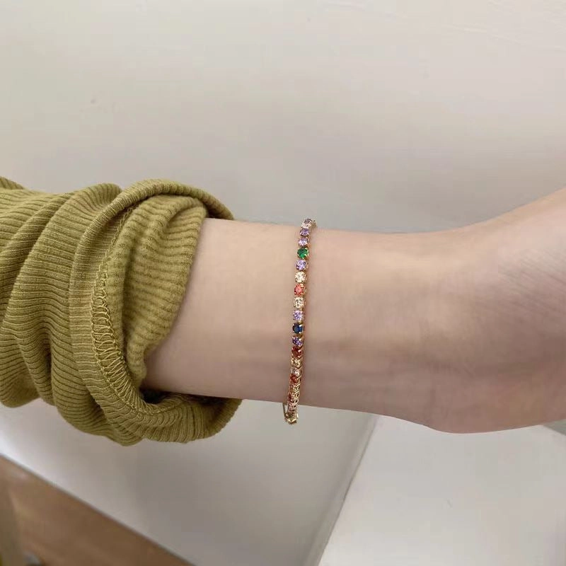 Wholesale titanium steel female niche all-match light luxury high-end lovers bracelet