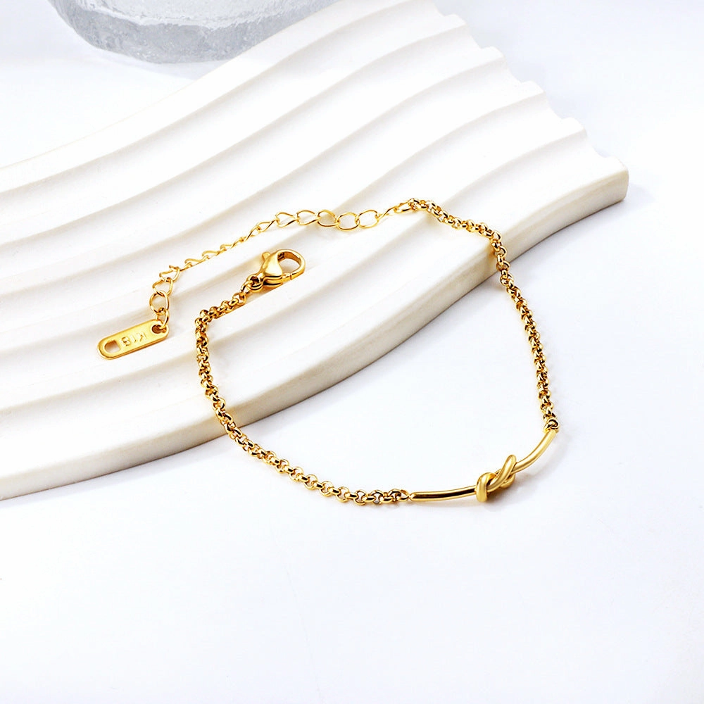Wholesale Titanium Steel Geometric Love Bracelets