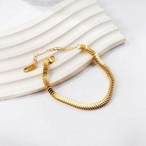Wholesale Titanium Steel Geometric Love Bracelets