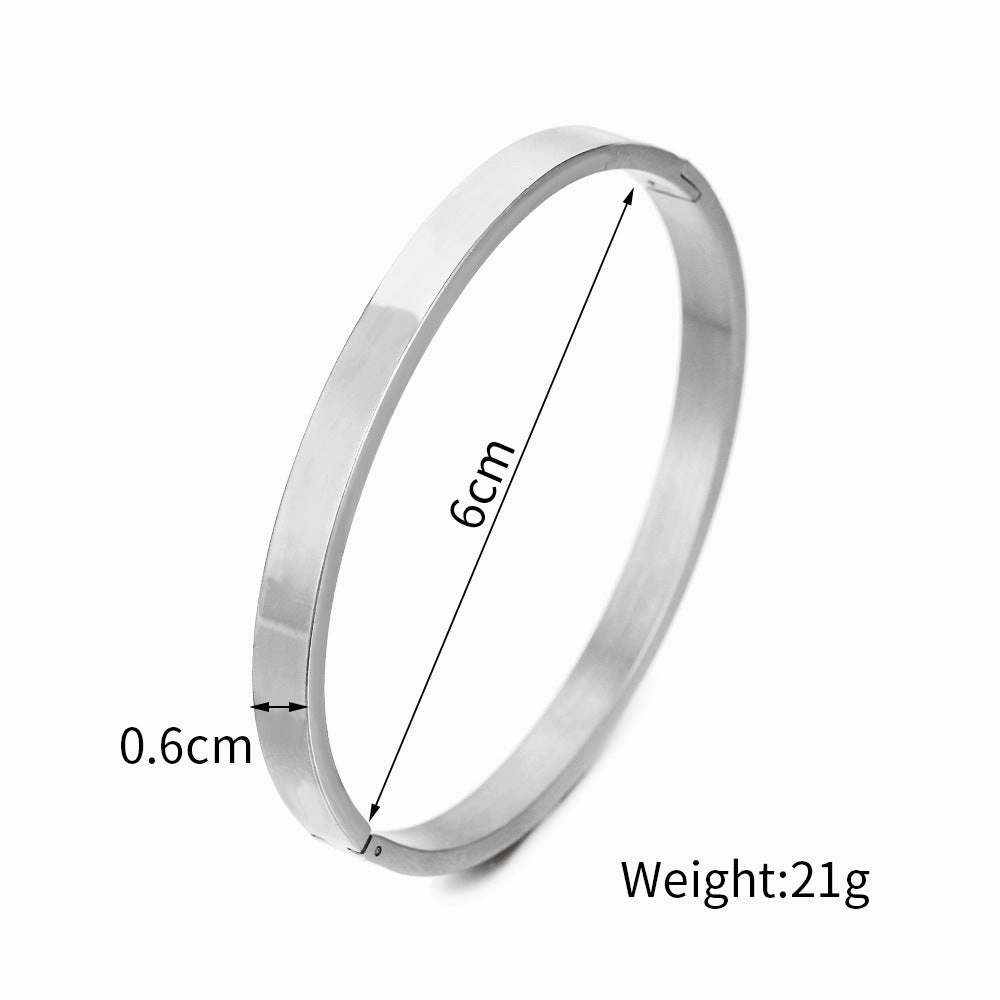 Wholesale Titanium steel gold-plated bracelet