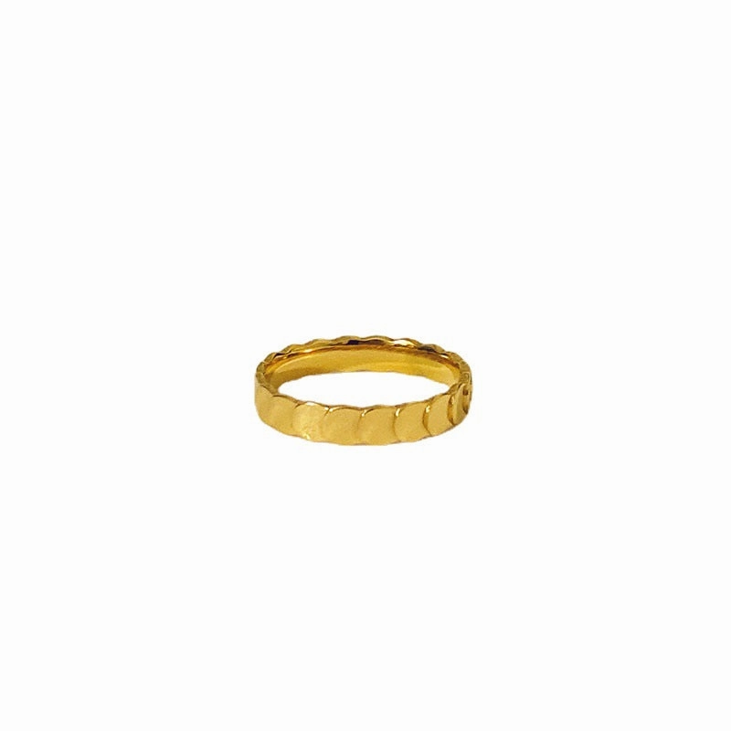Wholesale Titanium Steel Gold Ring