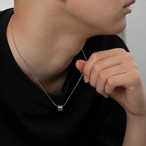 Wholesale Titanium Steel Hip Hop Fashion Brand Small Waist Sweater Chain