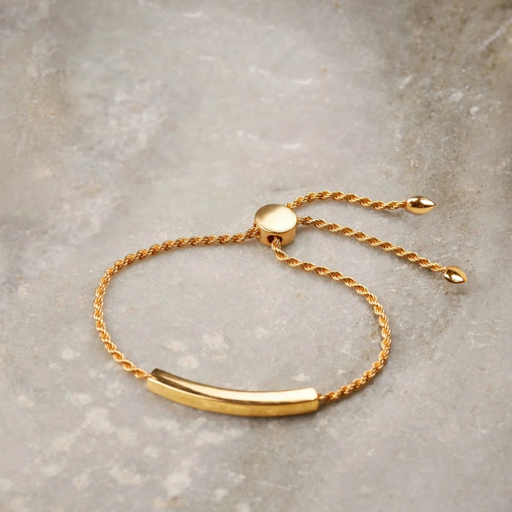 Wholesale Titanium Steel Hollow Tube Bracelet