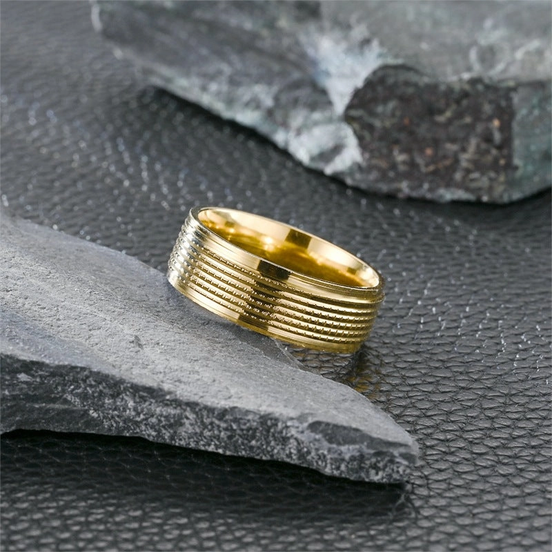 Wholesale Titanium Steel Men's Ring