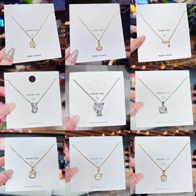 Wholesale Titanium Steel Necklace Women's All-match Sweet Chain Accessories