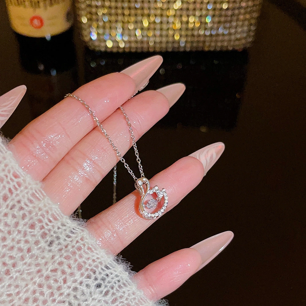 Wholesale Titanium Steel Necklace Women's All-match Sweet Chain Accessories