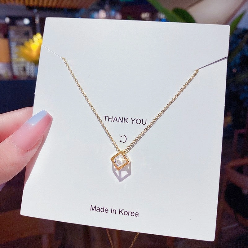 Wholesale Titanium Steel Necklace Women's All-match Sweet Chain Accessories