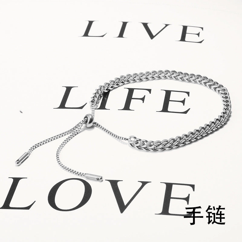 Wholesale Titanium Steel Non-fading Bracelet