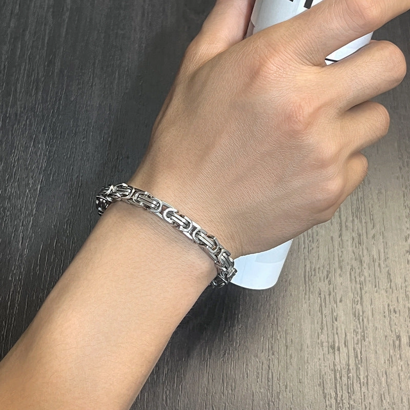 Wholesale Titanium Steel Non-fading Cuban Bracelet