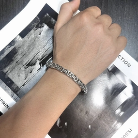 Wholesale Titanium Steel Non-fading Cuban Bracelet