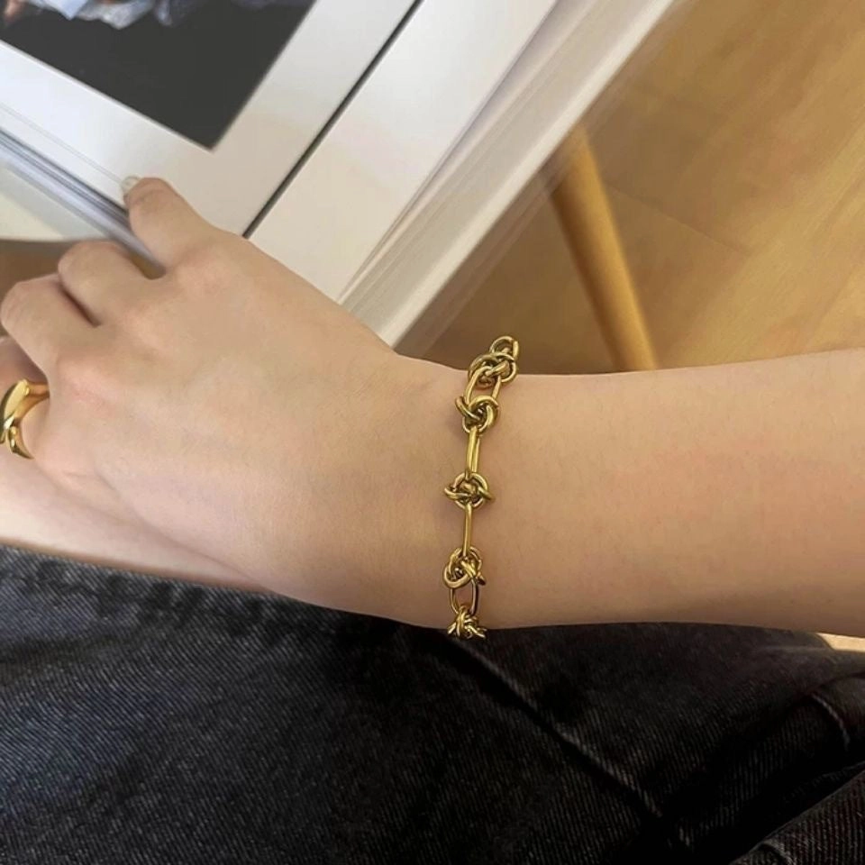 Wholesale Titanium Steel Plated 18K Bracelet