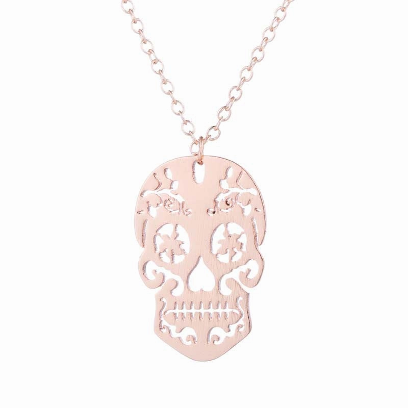 Wholesale Titanium Steel Pumpkin Ghost Necklace